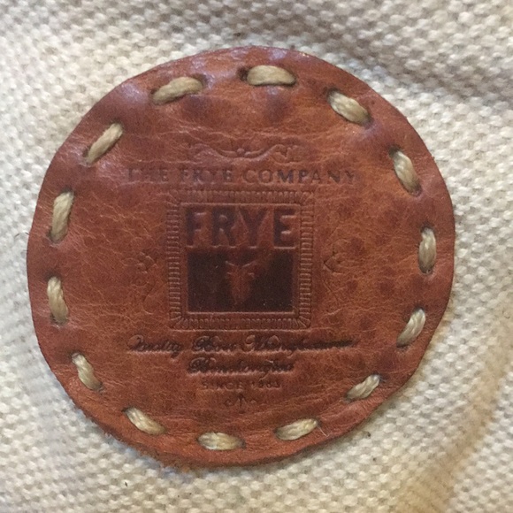 Frye Leather and Canvas Mid Boots 7.5 - Picture 3 of 5